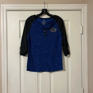 Gator Blue Henley Shirt